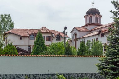 SOFIA, BULGARIA - 24 Mayıs 2014: Ortodoks Saint Mina (Menas) Manastırı, Sofya Şehir Bölgesi, Bulgaristan