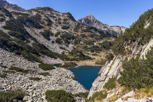 Καταπληκτική Panoramica Της Λίμνης Banderitsa Fish Pirin Mountain Βουλγαρία — Φωτογραφία Αρχείου