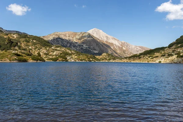 Increíble Panorámica Del Lago Banderitsa Fish Montaña Pirin Bulgaria —  Fotos de Stock