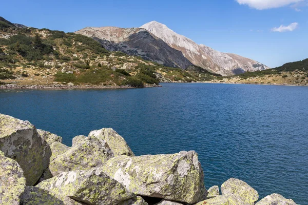 Menakjubkan Panoramica Danau Ikan Banderitsa Pirin Mountain Bulgaria — Stok Foto