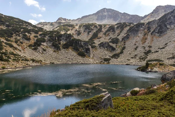 Úžasná Panoramica Banderitsa Rybí Jezero Pirin Mountain Bulharsko — Stock fotografie