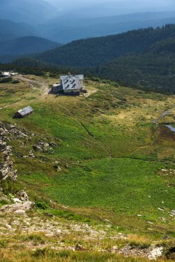 Bulgaristan 'ın Yedi Rila Gölü yakınlarındaki Rila Mountan' ın inanılmaz manzarası