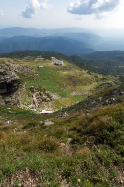 Bulgaristan 'ın Yedi Rila Gölü yakınlarındaki Rila Mountan' ın inanılmaz manzarası