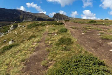 Bulgaristan 'ın Yedi Rila Gölü yakınlarındaki Rila Mountan' ın inanılmaz manzarası