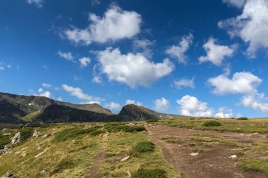 Bulgaristan 'ın Yedi Rila Gölü yakınlarındaki Rila Mountan' ın inanılmaz manzarası