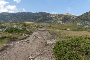 Bulgaristan 'ın Yedi Rila Gölü yakınlarındaki Rila Mountan' ın inanılmaz manzarası