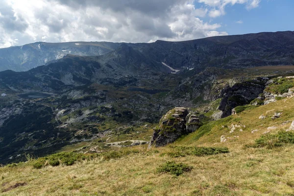 Erstaunliche Landschaft Des Rila Gebirges Der Nähe Der Sieben Rila — Stockfoto