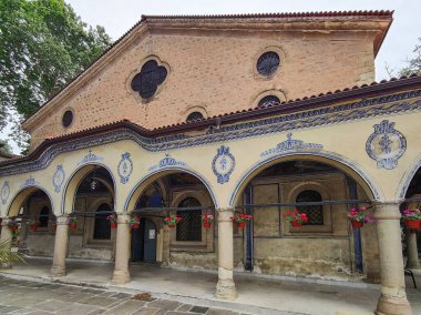 PLOVDIV, BULGARIA - 19 Mayıs 2020: Bulgaristan 'ın Filibe kentinde Kutsal Şehitler Marina Katedrali (Bakire Margaret)