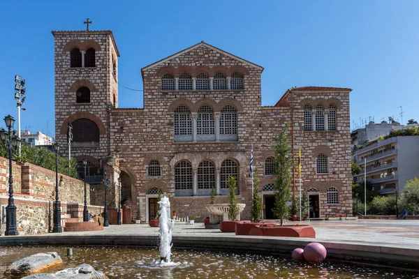 Antigua Iglesia Bizantina San Demetrio Ciudad Tesalónica Macedonia Central Grecia — Foto de Stock