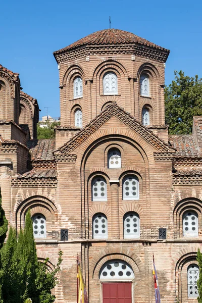 Oude Byzantijnse Kerk Van Panagia Chalkeonin Het Centrum Van Thessaloniki — Stockfoto