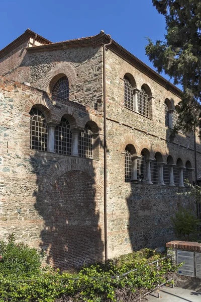Forntida Bysantinska Kyrkan Acheiropoietos Centrala Thessaloniki Centrala Makedonien Grekland — Stockfoto