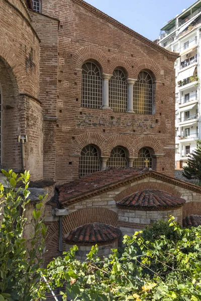 Ancienne Église Byzantine Des Acheiropoietos Dans Centre Ville Thessalonique Macédoine — Photo