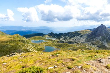 Yedi Rila Gölleri 'nin muhteşem manzarası, Rila Dağı, Bulgaristan
