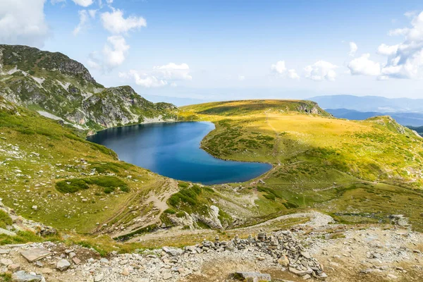 与保加利亚Rila山 Seven Rila湖 Kidney Lake的景观 — 图库照片