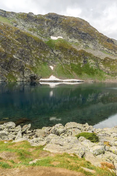 Paysage Étonnant Avec Lac Eye Montagne Rila Les Sept Lacs — Photo