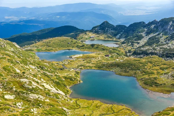 Increíble Panorama Los Siete Lagos Rila Montaña Rila Bulgaria —  Fotos de Stock