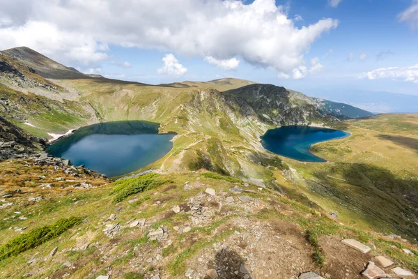 Amazing Panorama Seven Rila Lakes Rila Mountain Bulgaria — Stock Photo, Image
