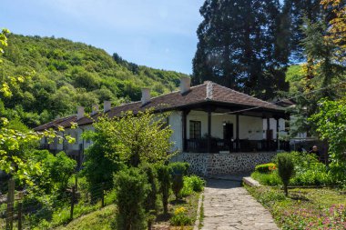 GERMAN, BULGARIA - 11 Mayıs 2014: Ortodoks Alman Manastırı, Sofya Şehir Bölgesi, Rila 'lı Aziz John' a adanmıştır