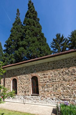 GERMAN, BULGARIA - 11 Mayıs 2014: Ortodoks Alman Manastırı, Sofya Şehir Bölgesi, Rila 'lı Aziz John' a adanmıştır