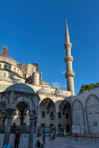 Стамбул Туркей Июля 2019 Года Мечеть Султана Ахмеда Известна Голубая — стоковое фото