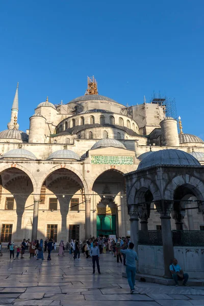 Istanbul Turquia Julho 2019 Mesquita Sultão Ahmed Conhecida Como Mesquita — Fotografia de Stock