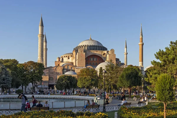 Станбул Туркей Июля 2019 Года Вид Музей Святой Софии Стамбуле — стоковое фото