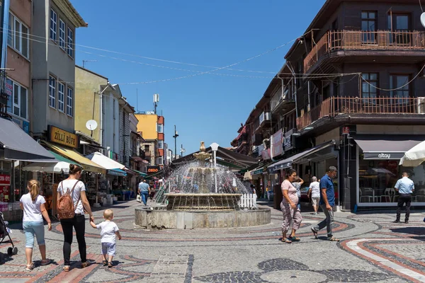 Edirne Truthahn Juli 2019 Fußgängerzone Einkaufen Zentrum Der Stadt Edirne — Stockfoto