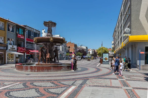 Edirne Turkey July 2019 Shopping Pedestrian Street Center City Edirne — Stock Photo, Image