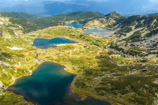 Pemandangan Panorama Tujuh Danau Rila Gunung Rila Bulgaria — Stok Foto