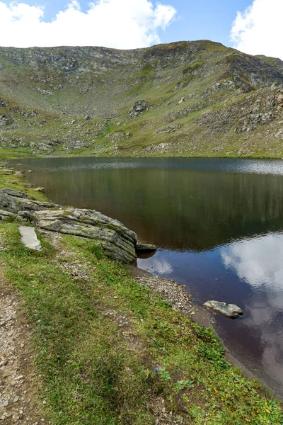 Vista Verano Del Lago Tear Montaña Rila Los Siete Lagos —  Fotos de Stock