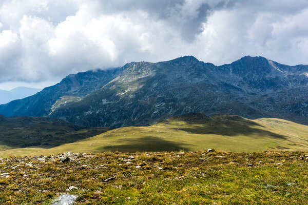 Summer Landscape of Rila Mountan near The Seven Rila Lakes, Bulgaria