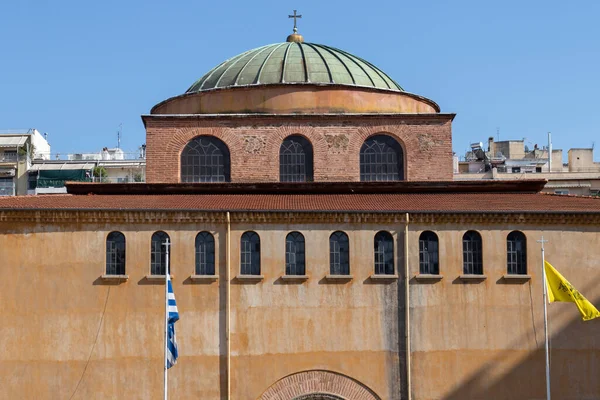Thessaloniki Griekenland September 2019 Oud Byzantijns Orthodoxe Hagia Sophia Kathedraal — Stockfoto