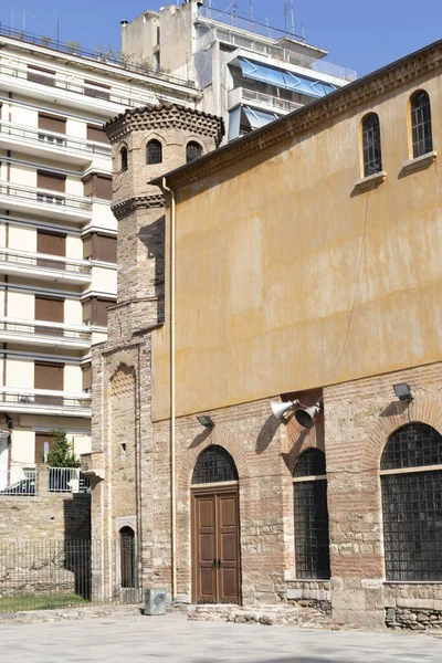 Thessaloniki Grecia Septiembre 2019 Antigua Catedral Ortodoxa Bizantina Santa Sofía — Foto de Stock