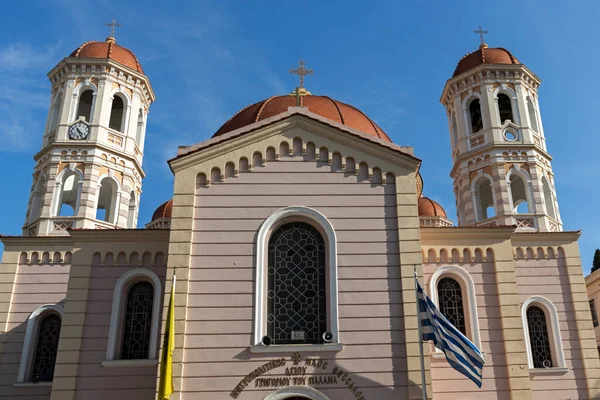 Soluň Řecko Září 2019 Kostel Gregorije Paláma Svatý Metropolitní Kostel — Stock fotografie