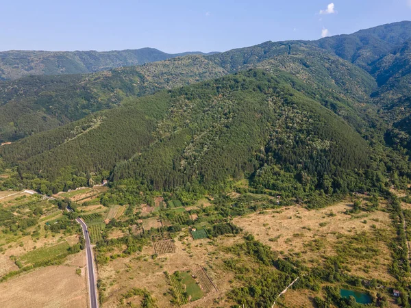 Aerial View Petrich Valley Blagoevgrad Region Bulgaria — Stock Photo, Image