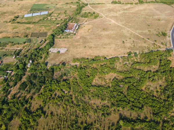 Vista Aérea Del Valle Petrich Región Blagoevgrad Bulgaria —  Fotos de Stock