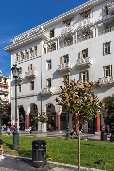 Thessaloniki Griekenland September 2019 Panorama Van Het Aristoteles Plein Thessaloniki — Stockfoto