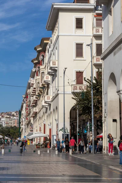 Thessaloniki Griekenland September 2019 Panorama Van Het Aristoteles Plein Thessaloniki — Stockfoto