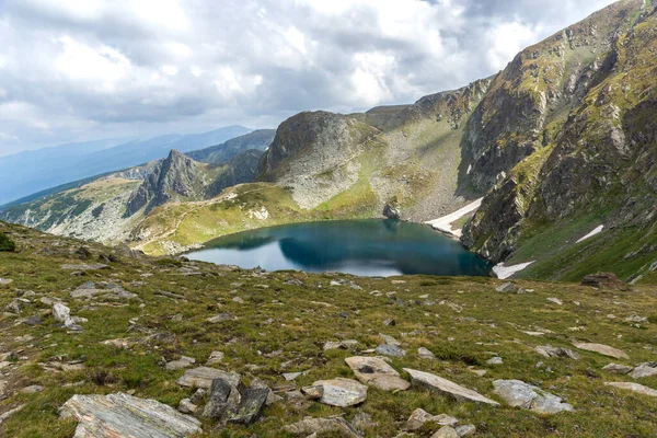 Καταπληκτικό Τοπίο Λίμνη Ματιών Rila Mountain Επτά Λίμνες Ρίλα Βουλγαρία — Φωτογραφία Αρχείου