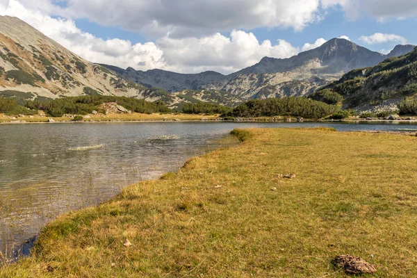 Paesaggio Autunnale Del Lago Muratovo Pirin Mountain Bulgaria — Foto Stock