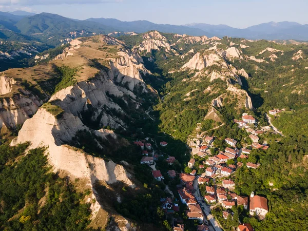 Panoráma Történelmi Város Melnik Blagoevgrad Régió Bulgária — Stock Fotó