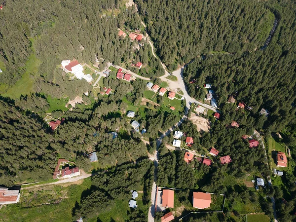 Vista Aérea Popovi Livadi Area Pirin Mountain Bulgária — Fotografia de Stock