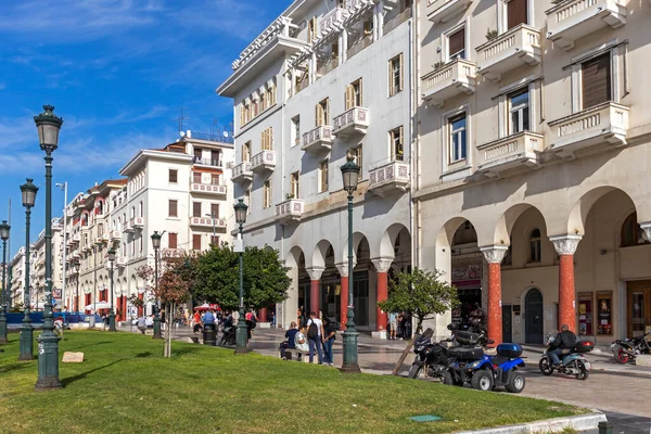 Thessaloniki Griekenland September 2019 Panoramisch Uitzicht Het Plein Aristoteles Thessaloniki — Stockfoto