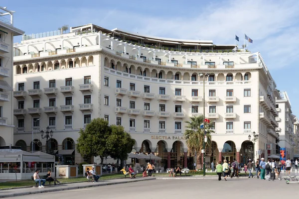 Thessaloniki Griekenland September 2019 Panoramisch Uitzicht Het Plein Aristoteles Thessaloniki — Stockfoto