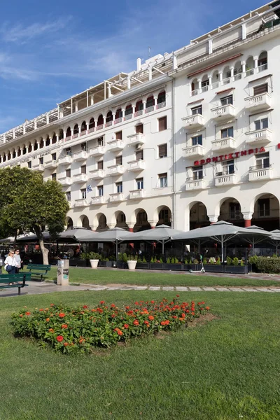 Thessaloniki Griekenland September 2019 Panoramisch Uitzicht Het Plein Aristoteles Thessaloniki — Stockfoto