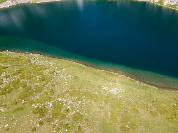 Luftaufnahme Des Nierensees Den Sieben Rila Seen Rila Gebirge Bulgarien — Stockfoto