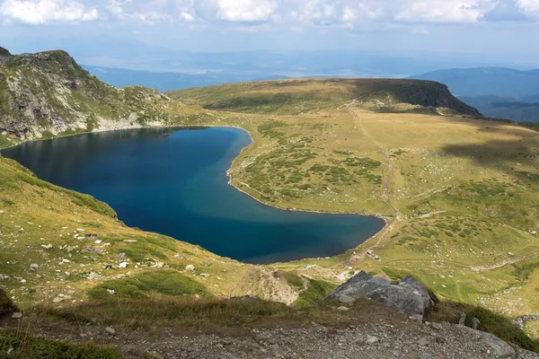 Landscape Kidney Lake Rila Mountain Seven Rila Lakes Bulgaria — Stock Photo, Image