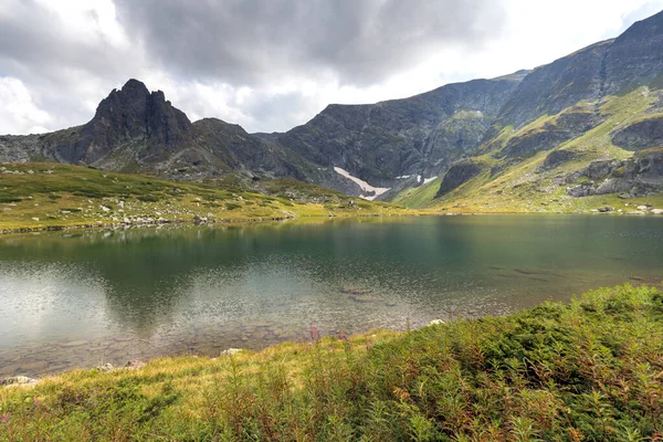 Удивительный Пейзаж Озеро Близнец Семь Озер Рила Рила Гора Болгария — стоковое фото
