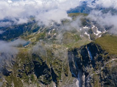 Yedi Rila Gölünün havadan görünüşü, Rila Dağı, Bulgaristan