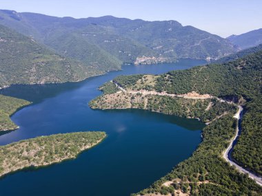 Vacha (Antonivanovtsi) Reservoir, Rodop Dağları, Filibe Bölgesi, Bulgaristan